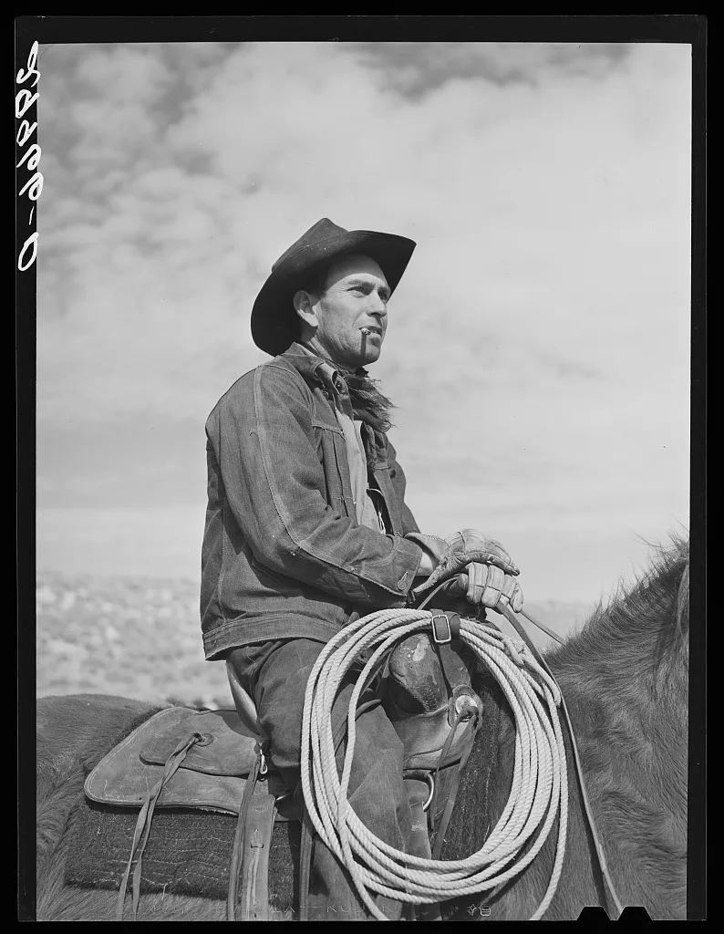 Cowhand. Elko County, Nevada, 1940