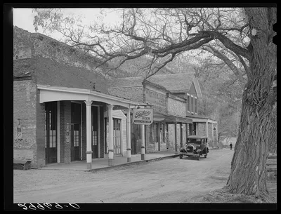Main street. Genoa, Nevada, 1940