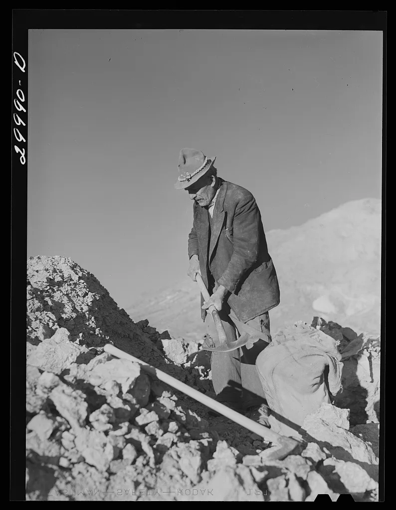 [Untitled photo, possibly related to: Rocky Mountain George, old…, Nevada, 1940