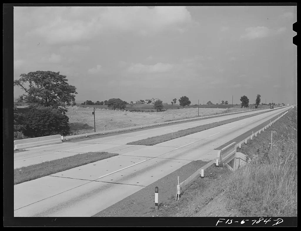 Pennsylvania Turnpike, Pennsylvania, 1942