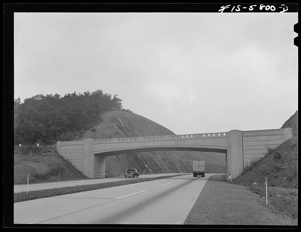 Pennsylvania Turnpike, Pennsylvania, 1942