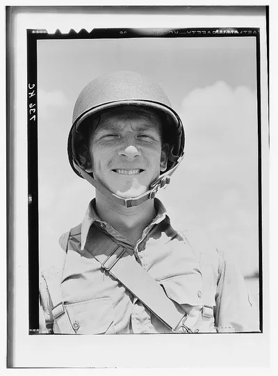 Portrait of a U.S. Army paratrooper, 1942