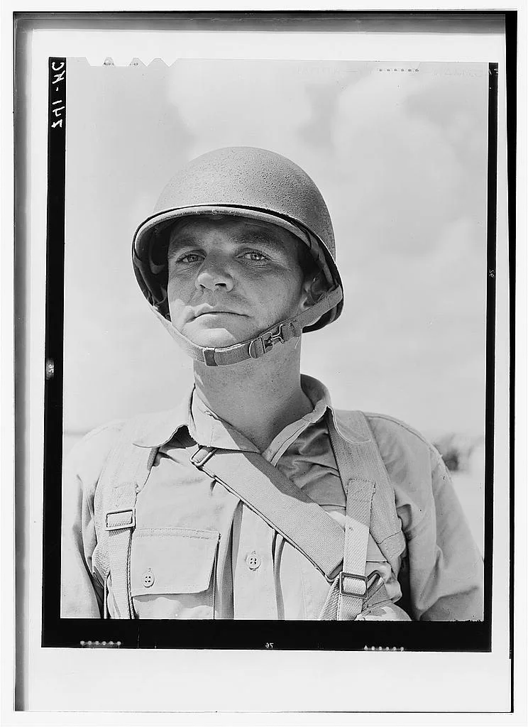 Portrait of a U.S. Army paratrooper, 1942